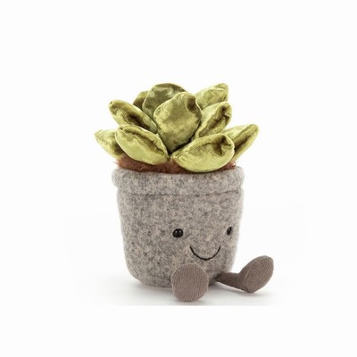 Jellycat Silly Succulent Jade Australia | 418973ZYN